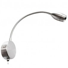 Φωτιστικό Τοίχου LED Εύκαμπτο 3W 230V 270lm Θερμό Φως Σατινέ 6305